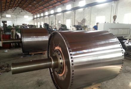 新乡斗提机包胶辊传动滚筒