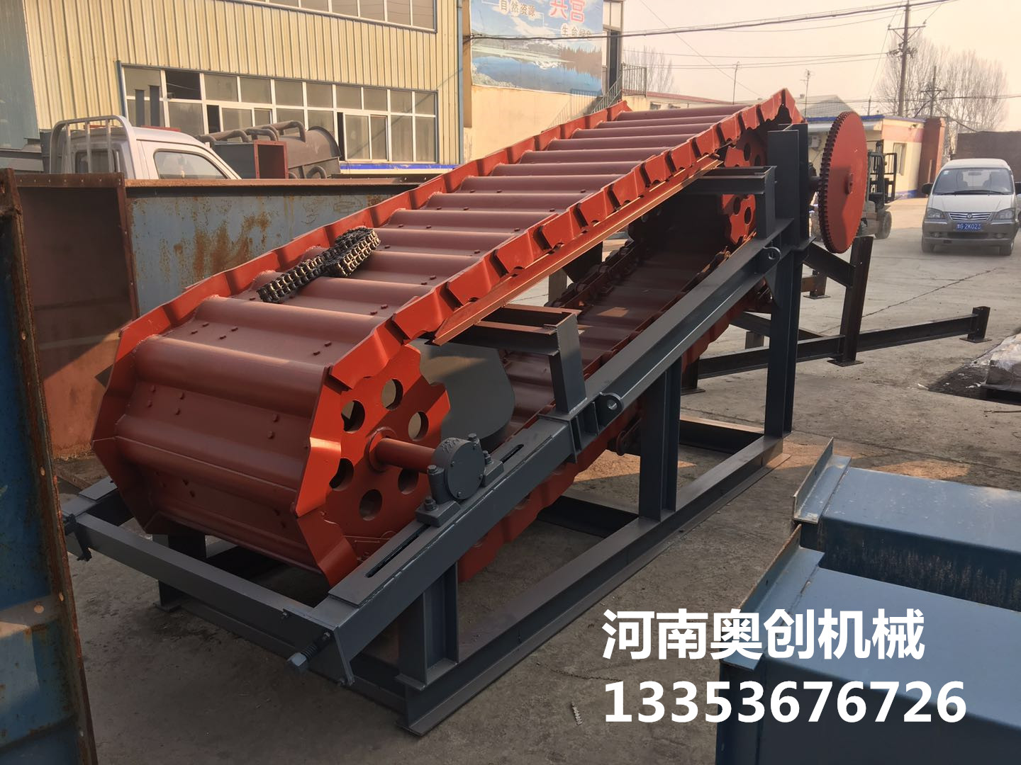 鳞板输送机3米厂家展示 鳞板输送机3米厂家展示