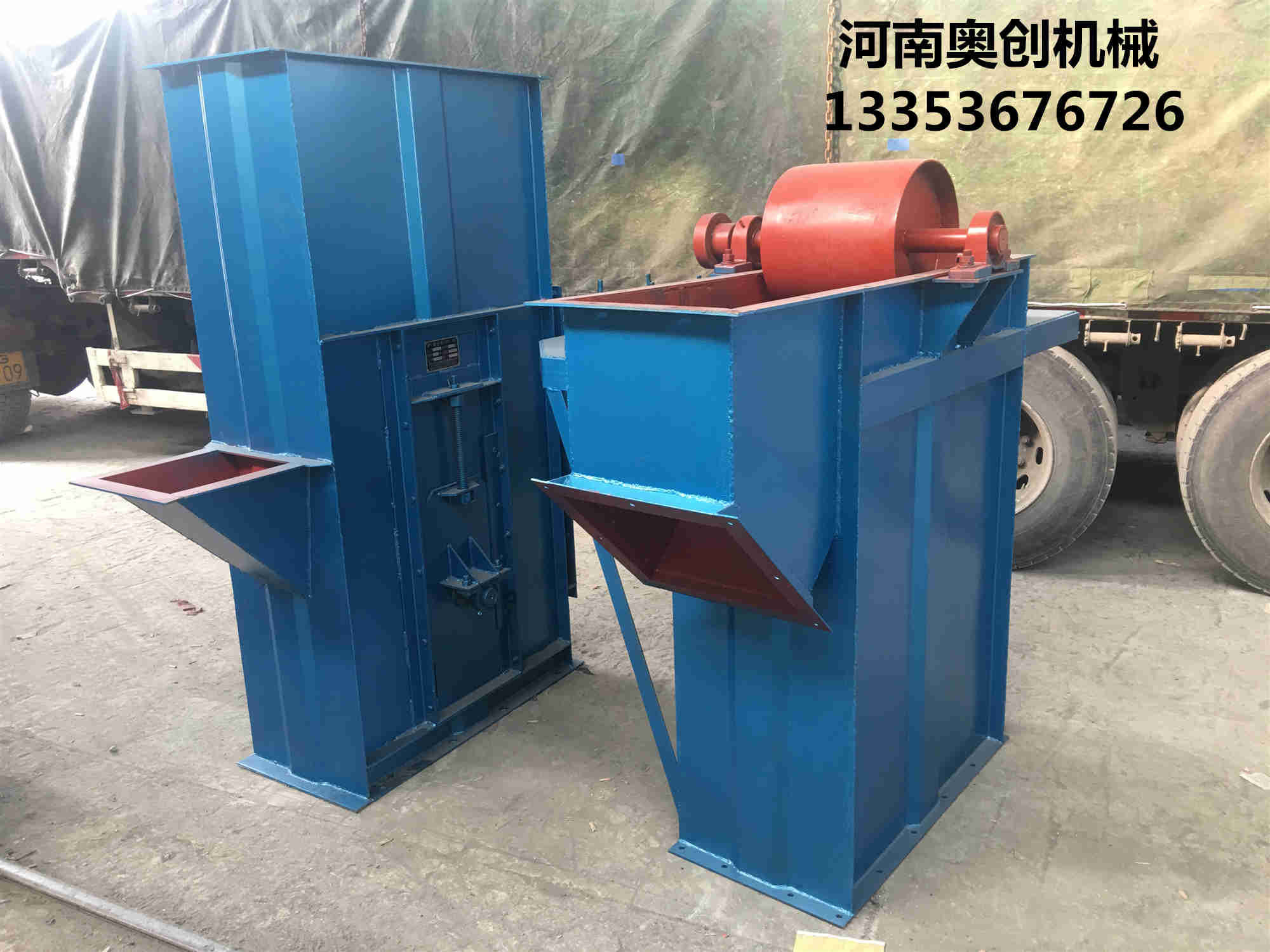 皮带斗式提升机 皮带斗式提升机