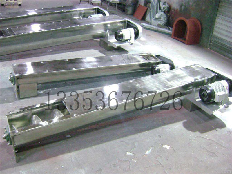 不锈钢槽式螺旋输送机 不锈钢槽式螺旋输送机