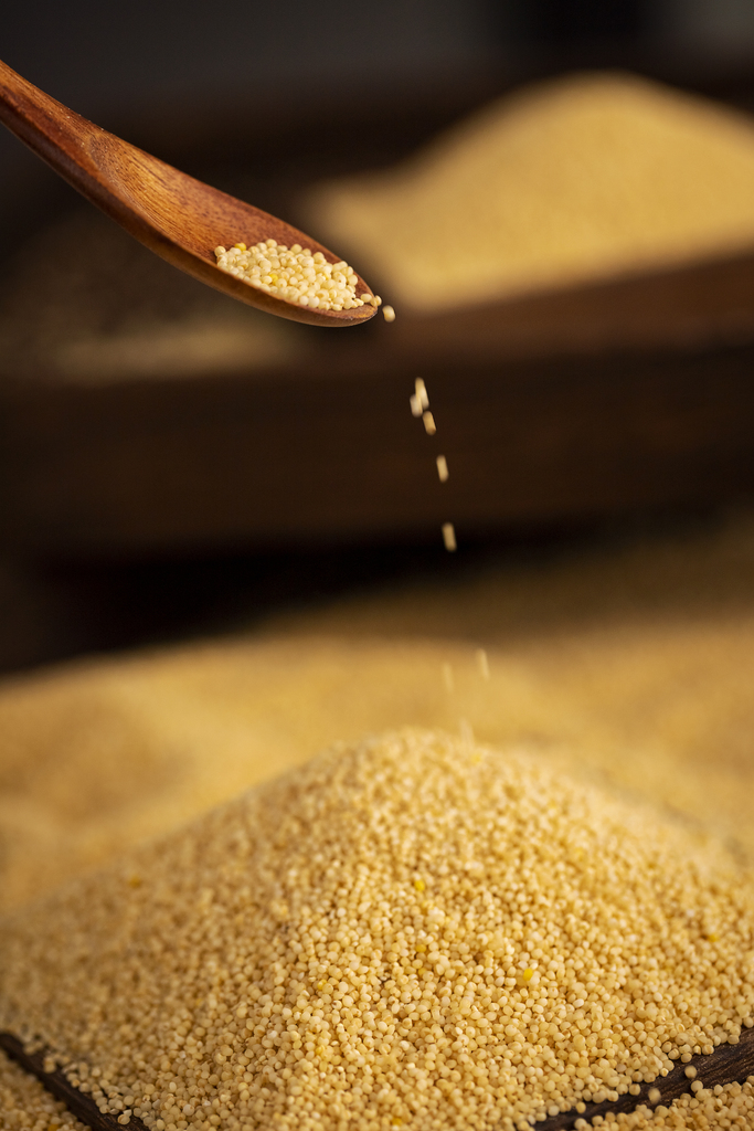 小米除杂使用直线筛与旋振筛对比