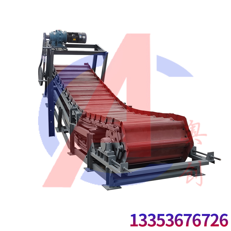 炉渣运输使用鱼鳞板输送机