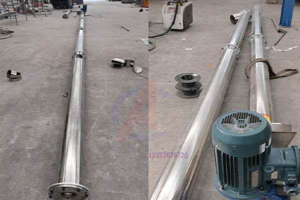12米全不锈钢螺旋提升机