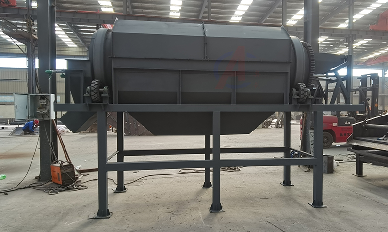 无轴碳钢滚筒筛分机